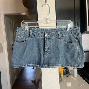 Shein Y2K Size Large Mini Low Rise 34”